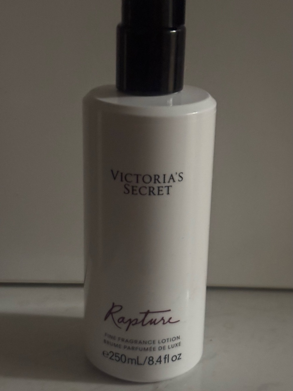 Victoria's Secret Rapture Fine Fragrance Lotion - White with Black Cap